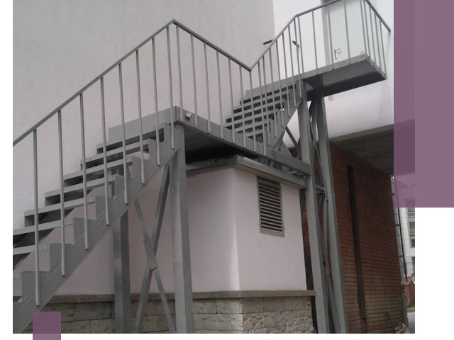 Монтаж пожарных лестниц под ключ в Бирске с гарантией качества