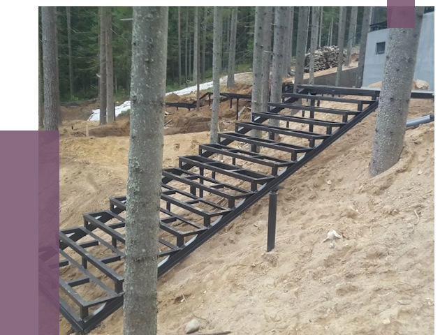 Монтаж металлических лестниц в Бирске от 13772 руб. 