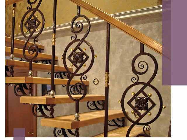 Изготовление кованых лестниц под ключ в Бирске