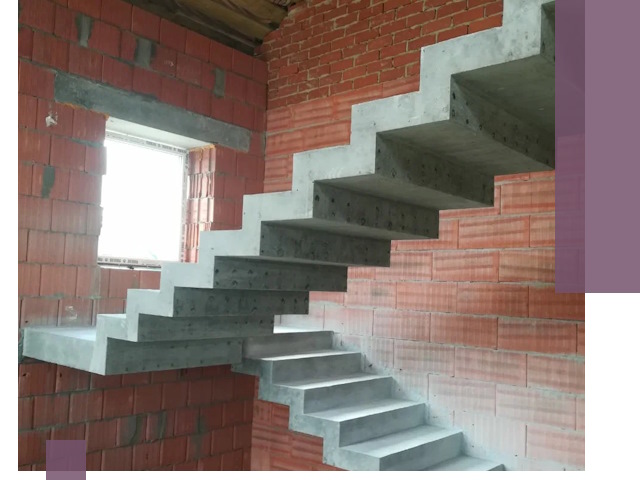 Бетонные лестницы под ключ в Бирске: монтаж, демонтаж, ремонт