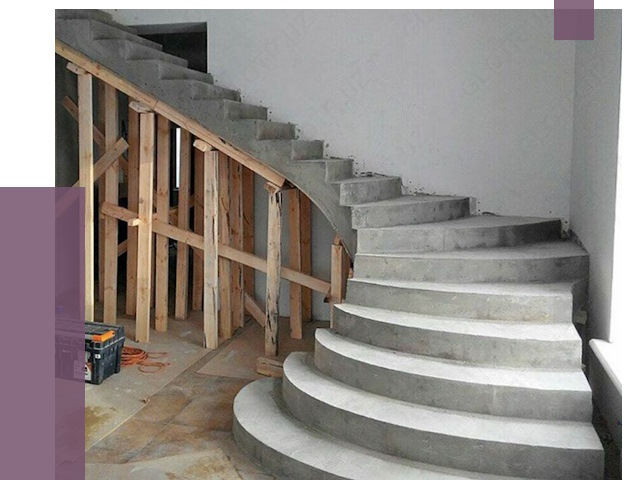Изготовление бетонных лестниц под ключ в Бирске от 20268 руб. | ПРОЛЁТ-Брк