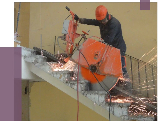 Демонтаж бетонных лестниц в Бирске от 4677 руб. за м2 | ПРОЛЁТ-Брк