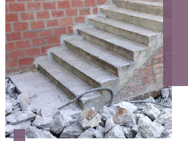 Демонтаж бетонных лестниц в Бирске: быстро и безопасно