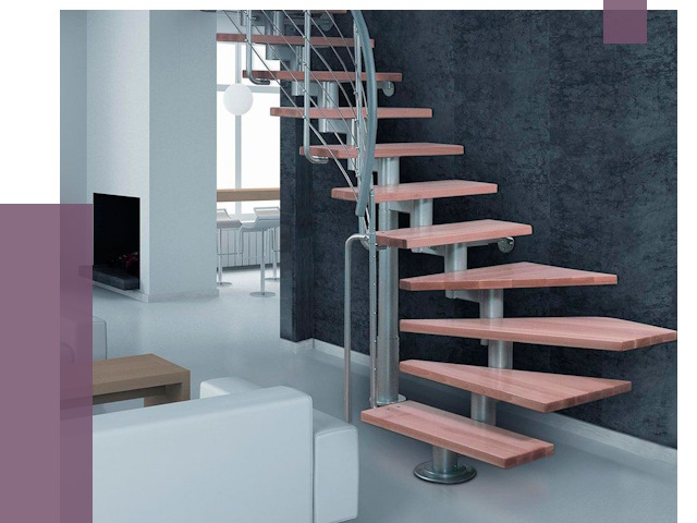 Модульные лестницы в Бирске от 17150 руб. — купить в ПРОЛЁТ-Брк