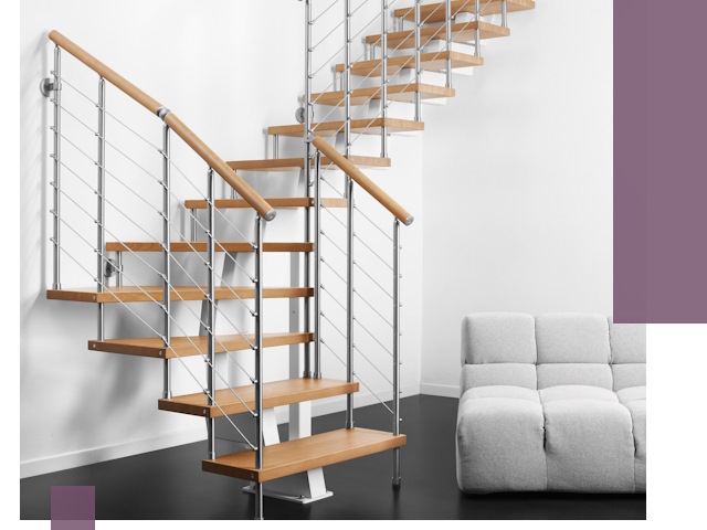 Модульные лестницы под ключ в Бирске — монтаж и изготовление