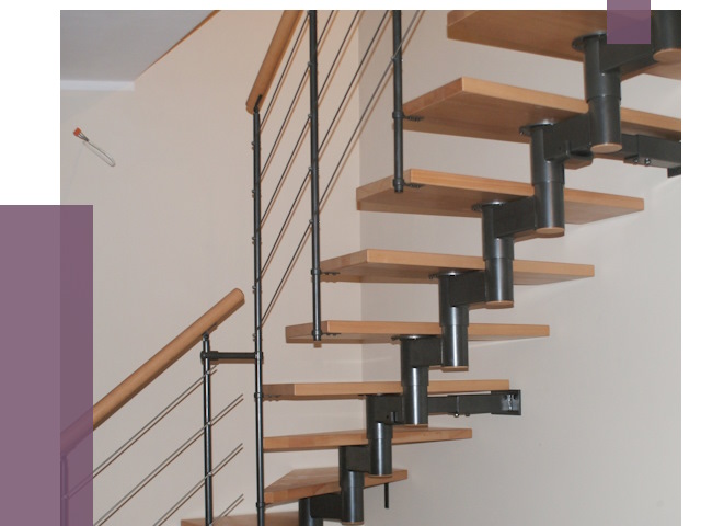 Изготовление модульных лестниц в Бирске от 11693 руб. 