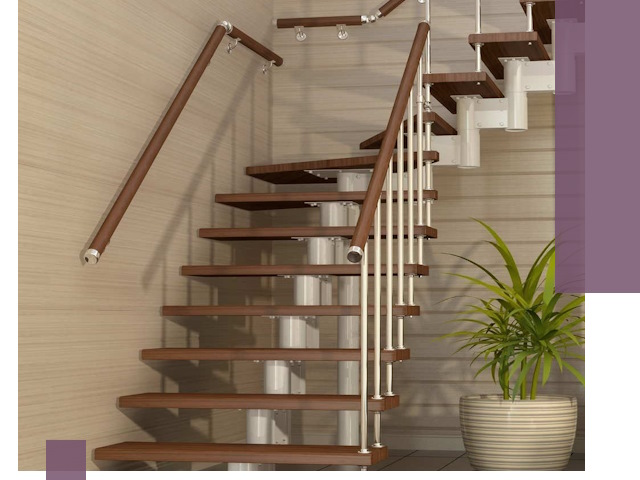 Изготовление модульных лестниц под ключ в Бирске