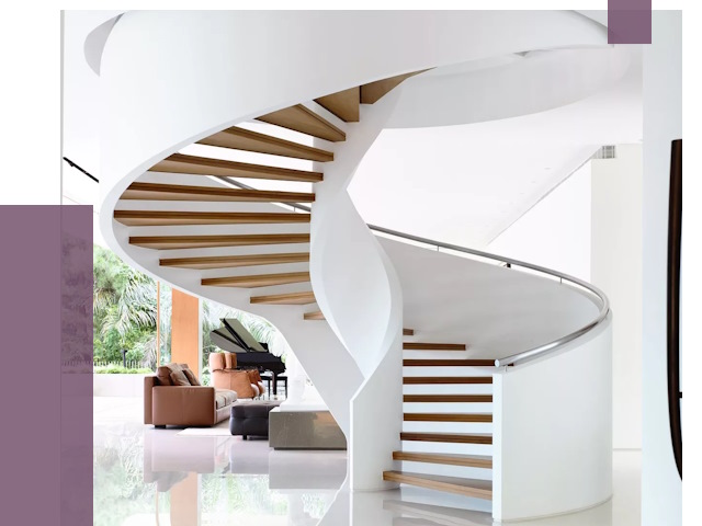 Винтовые лестницы в Бирске под ключ от 49372 руб. | ПРОЛЁТ-Брк