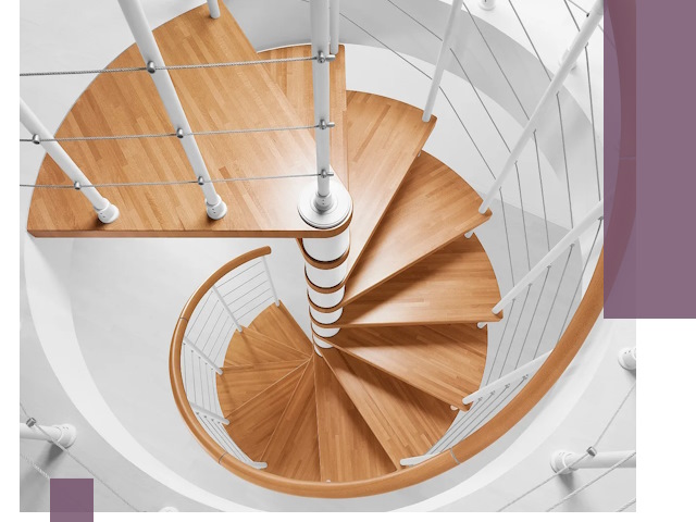 Изготовление винтовых лестниц под ключ в Бирске