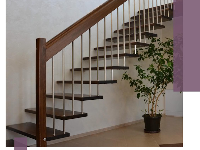 Лестницы на больцах под ключ в Бирске – изготовление и монтаж