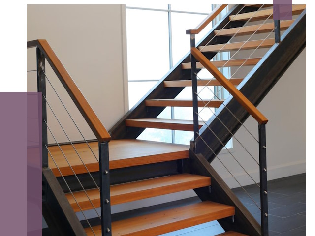 Изготовление лестниц на металлокаркасе в Бирске от 19229 руб. | ПРОЛЁТ-Брк