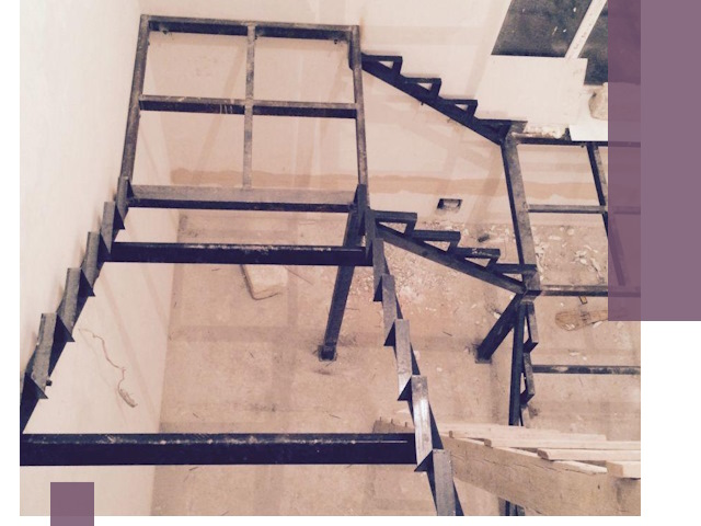 Монтаж лестниц на металлокаркасе в Бирске быстро и качественно