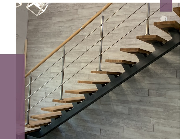 Изготовление лестниц на монокосоуре в Бирске от 77435 руб. 