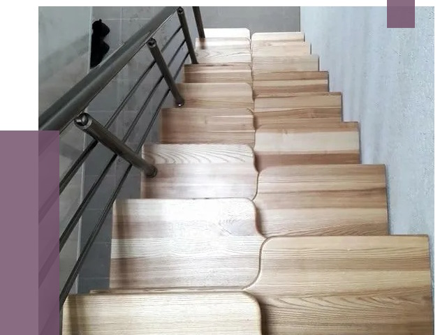 Лестницы гусиный шаг в Бирске от 13252 руб. под ключ | ПРОЛЁТ-Брк