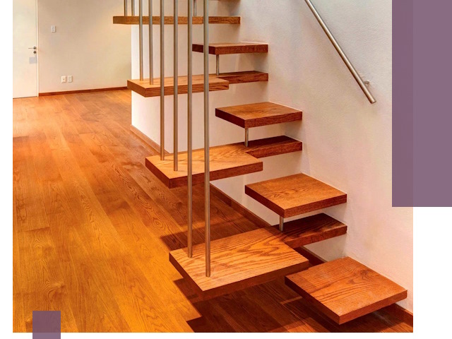 Лестницы «гусиный шаг» на заказ в Бирске для узких пространств