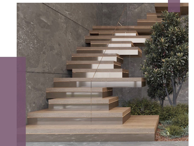 Современные лестницы в Бирске от 14032 руб. | ПРОЛЁТ-Брк