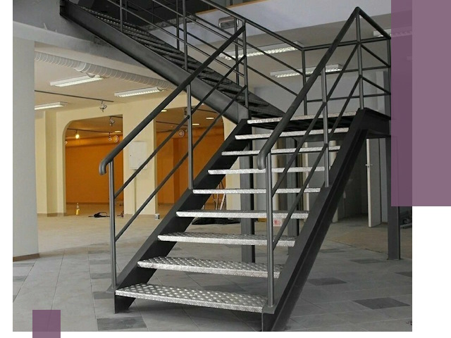 Лестницы для офиса в Бирске: изготовление, монтаж, демонтаж