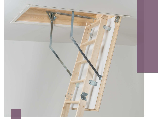 Установка чердачной лестницы под ключ в Бирске