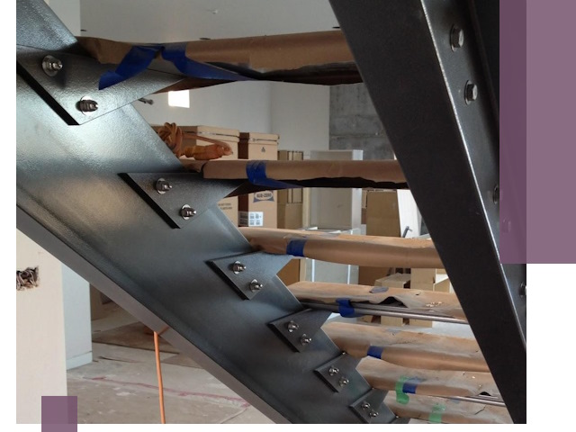 Усиление лестничных конструкций и усиление опор в Бирске