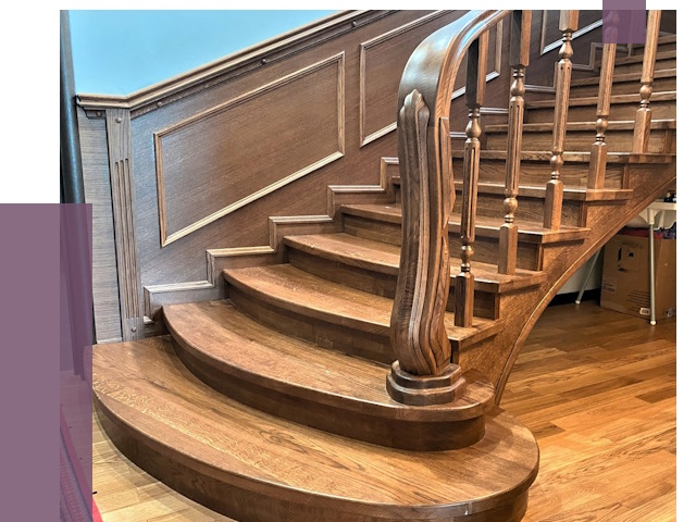 Дубовые лестницы под ключ в Бирске от 179297 руб. — ПРОЛЁТ-Брк
