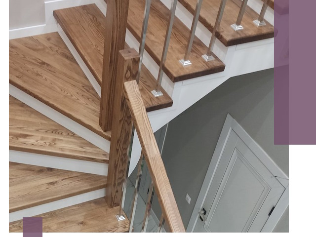 Обшивка металлических лестниц под ключ в Бирске