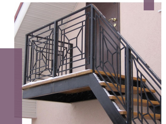 Металлические перила в Бирске от 4365 руб.  | ПРОЛЁТ-Брк