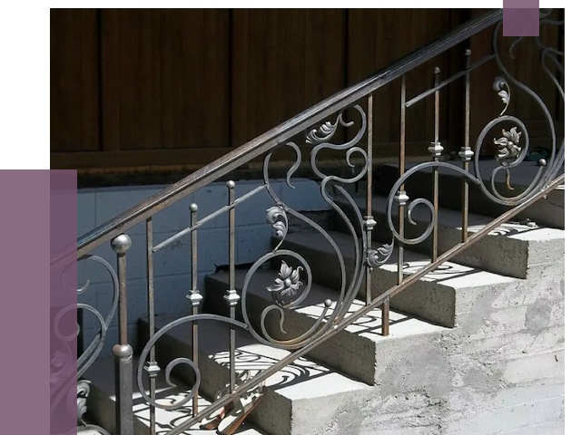 Кованые перила в Бирске от 8835 руб. под ключ — качество от ПРОЛЁТ-Брк