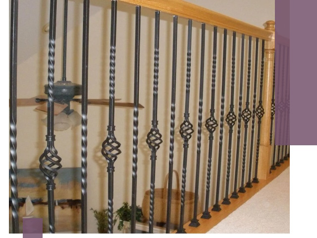 Изготовление и монтаж кованных перил в Бирске под ключ