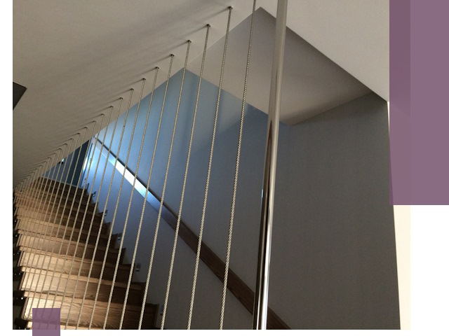 Тросовые перила под ключ в Бирске — производство и монтаж