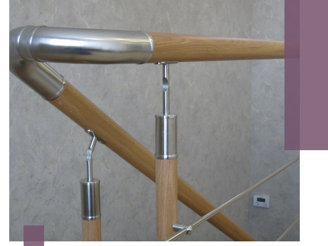 Комбинированные перила на заказ в Бирске — монтаж и производство