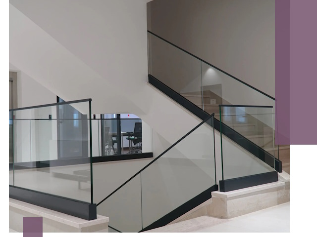 Стеклянные перила премиум-класса с установкой в Бирске