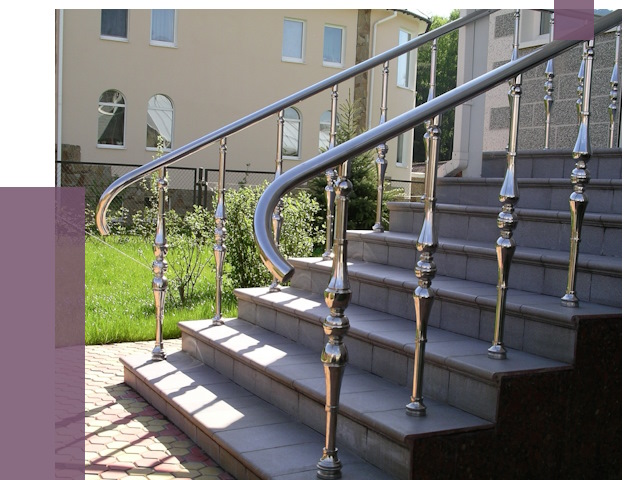 Перила для крыльца в Бирске от 10914 руб. — монтаж ПРОЛЁТ-Брк