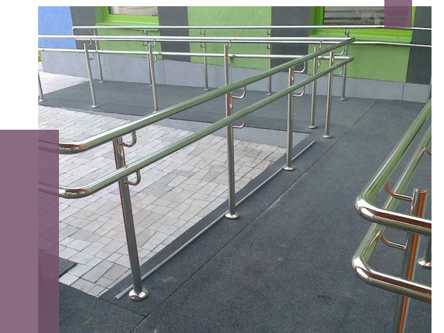 Ограждения пандусов в Бирске от 4417 руб. монтаж | ПРОЛЁТ-Брк