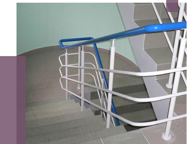 Перила в подъезде в Бирске — установка и замена от 7536 руб. | ПРОЛЁТ-Брк