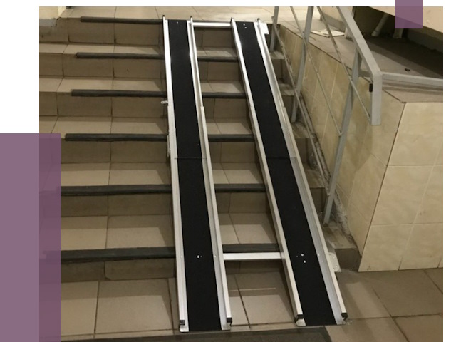 Установка пандуса в подъезд в Бирске от 8107 руб. под ключ | ПРОЛЁТ-Брк