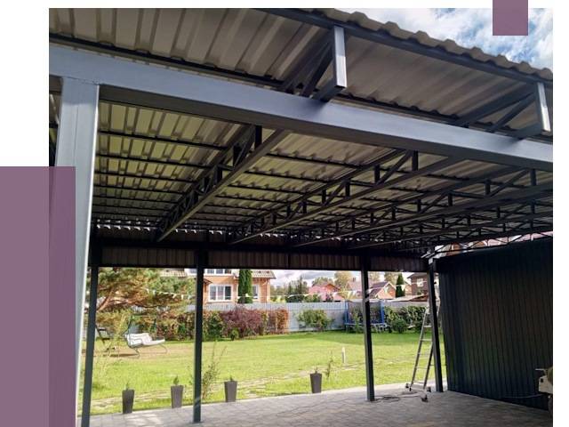 Монтаж навесов в Бирске от 7484 руб. — установка навеса | ПРОЛЁТ-Брк