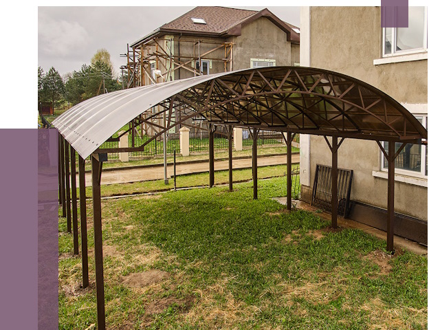 Демонтаж навесов в Бирске от 4677 руб. — разборка и вывоз | ПРОЛЁТ-Брк