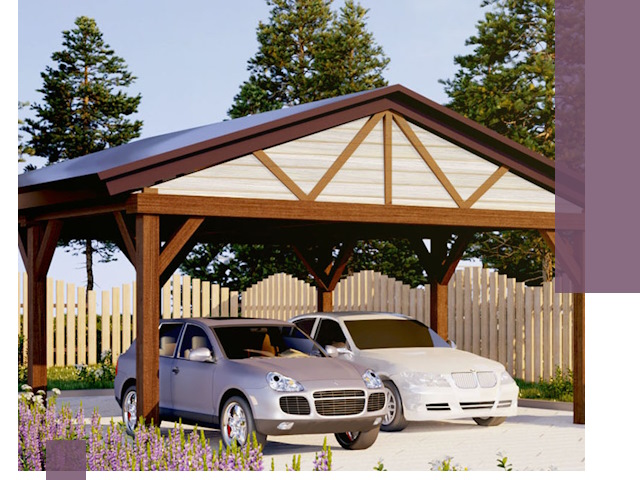 Навесы для автомобиля в Бирске — изготовление и монтаж