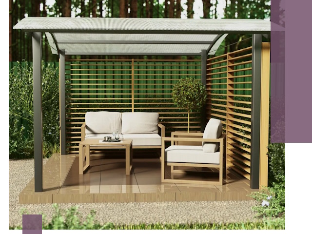 Навесы для дачи в Бирске: изготовление, монтаж и демонтаж