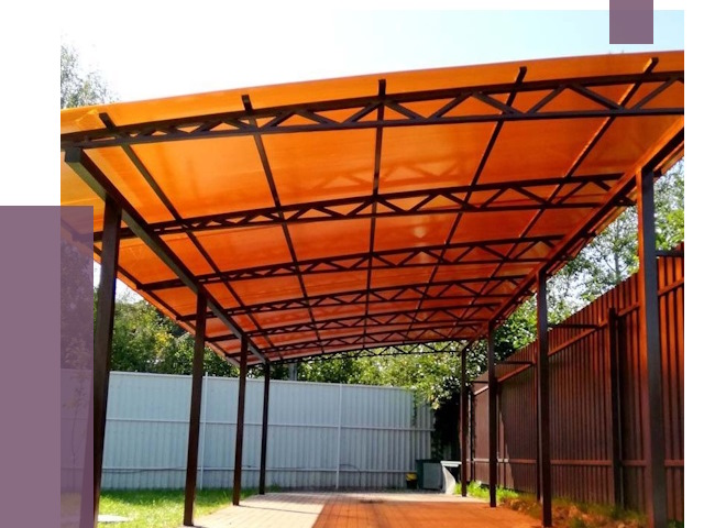 Односкатные навесы под ключ в Бирске от 13356 руб. 