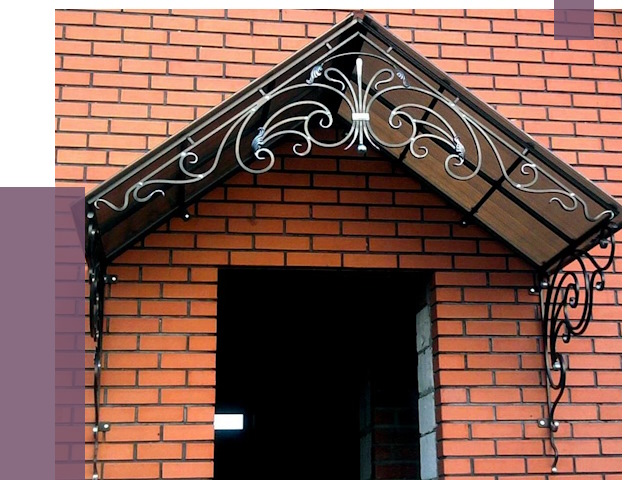 Металлические козырьки в Бирске от 10862 руб. 