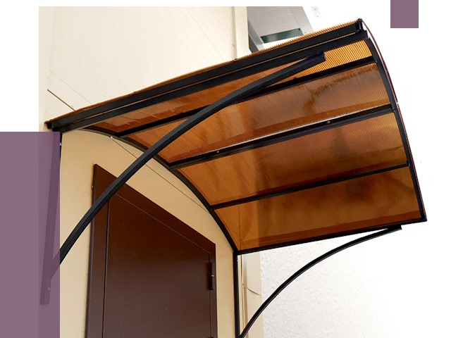 Недорогие козырьки в Бирске от 7712 руб.  | ПРОЛЁТ-Брк