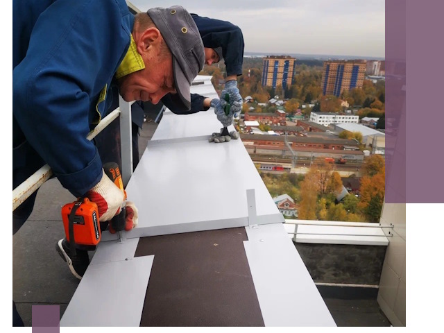 Монтаж парапетов в Бирске — установка прочных металлических ограждений