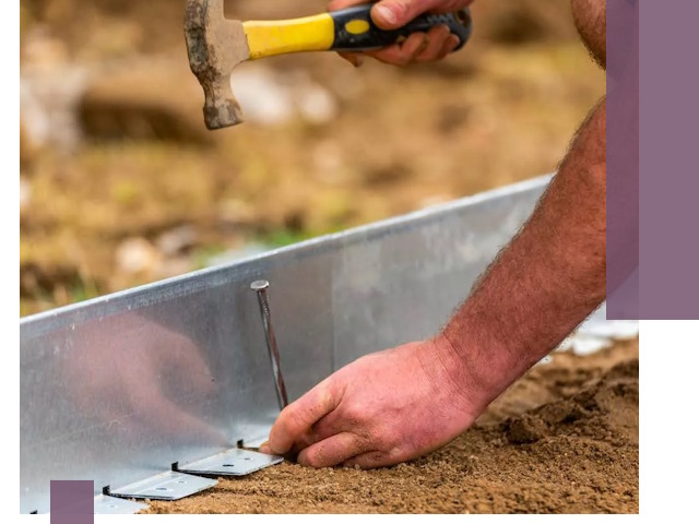 Монтаж металлических бордюров в Бирске быстро и качественно