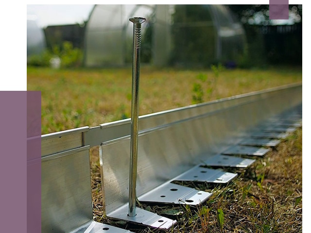 Металлические бордюры для газона в Бирске от 4365 руб. | ПРОЛЁТ-Брк