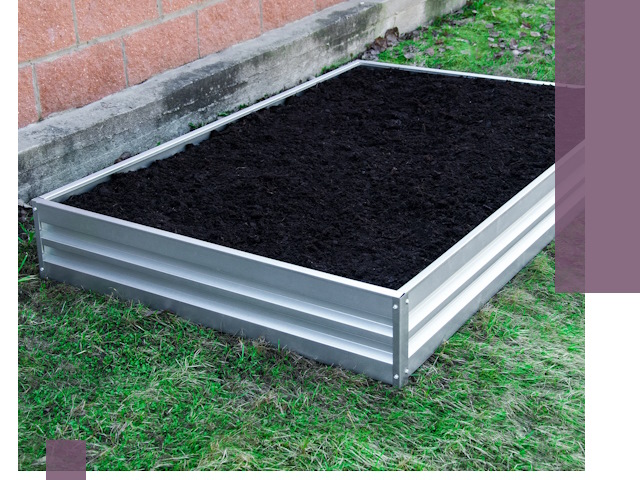 Металлические бордюры для грядок в Бирске: прочность и аккуратность