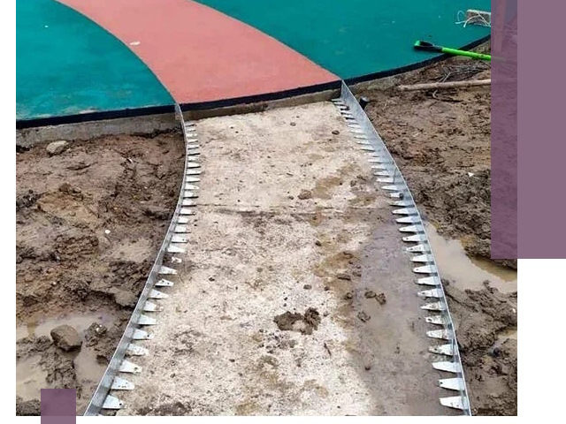 Металлические бордюры для дорожек в Бирске — монтаж и изготовление