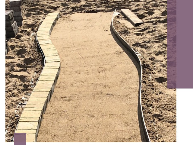 Металлические бордюры для тротуаров в Бирске — прочные и долговечные