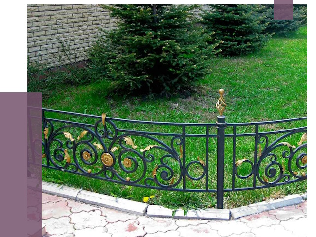 Кованые газонные ограждения в Бирске от 7744 руб. — ПРОЛЁТ-Брк