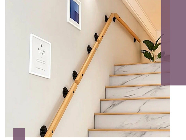 Поручни металлические и деревянные под ключ в Бирске